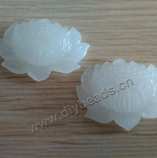 Jade lotus flower pendant
