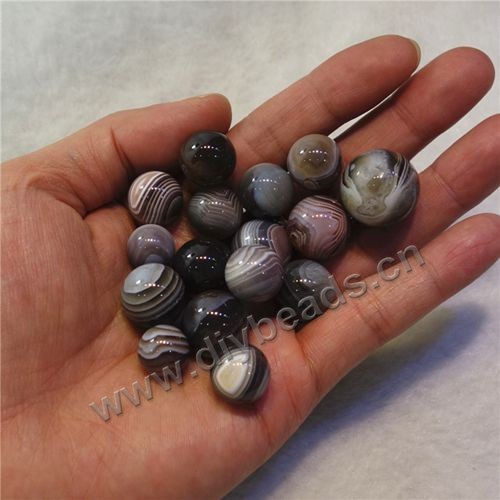 Bead,natural agate,brown,no hole,14mm round. Sold per pkg of 10pcs.
