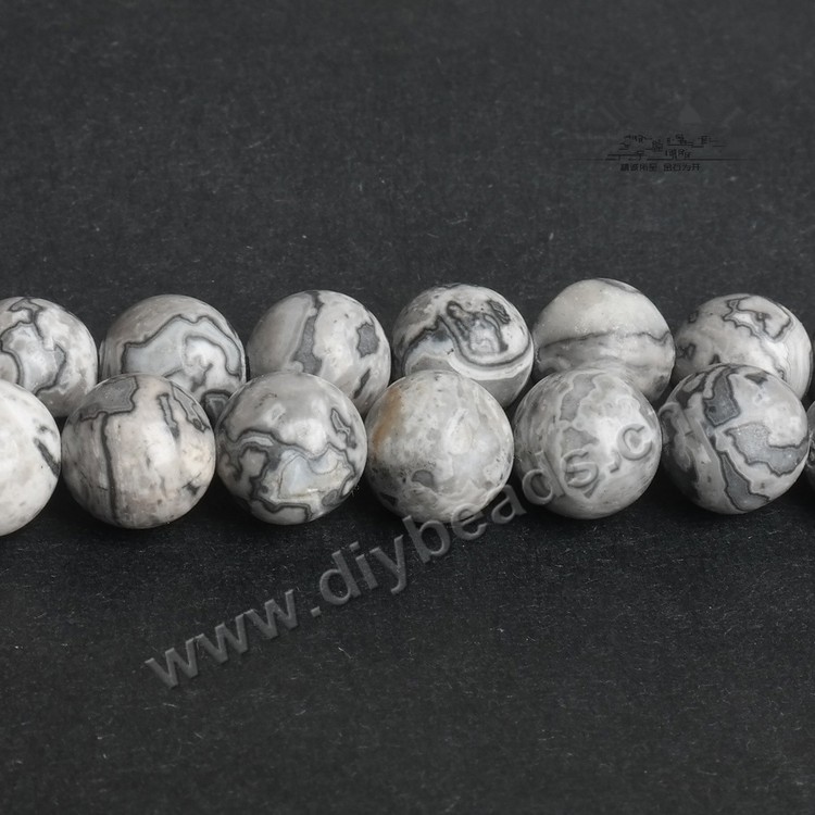 Picasso jasper Beads round natural gemstone loose beads 10mm for Jewelry, sold per pkg of 10strands