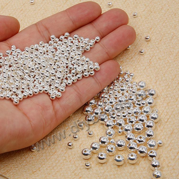 loose silver beads