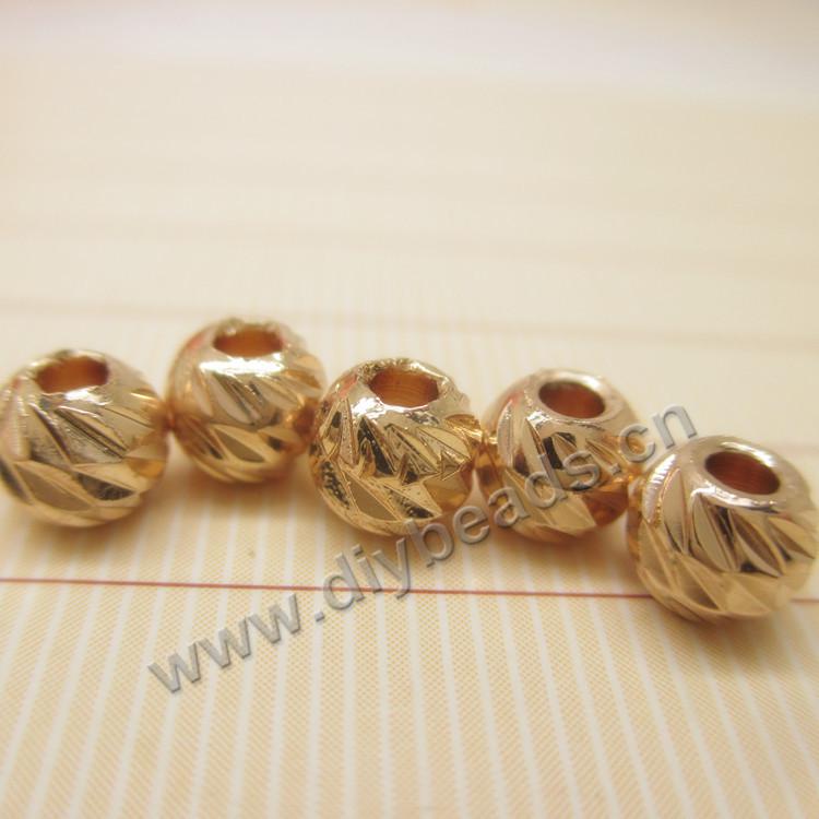 Gold spacer beads