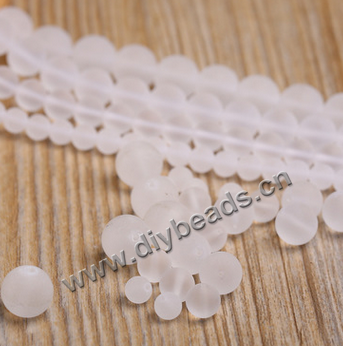 wholesale natural high quality white agate crystal gemstone beads, 4mm size,sold per pkg of 1 strand