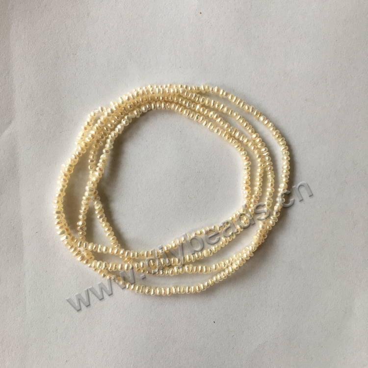 2-2.5mm seed pearls necklace