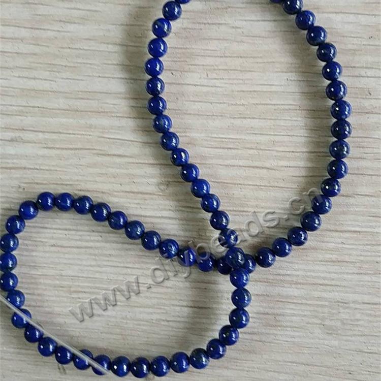 Wholesale 4mm AAA Grade natural round lapis lazuli gemstone beads