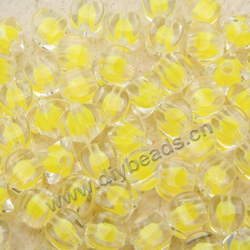wonder Bead,acrylic,yellow color,12mm beads. Sold per pkg of 500 grams.