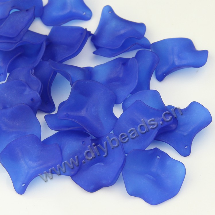 Acrylic Petal beads, 35*38mm with 2mm hole, 10 mixed colors. Sold per pk of 5kgs.