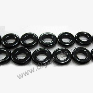 Bead, black agate (dyed), 12mm open round. Sold per 16-inch strand.