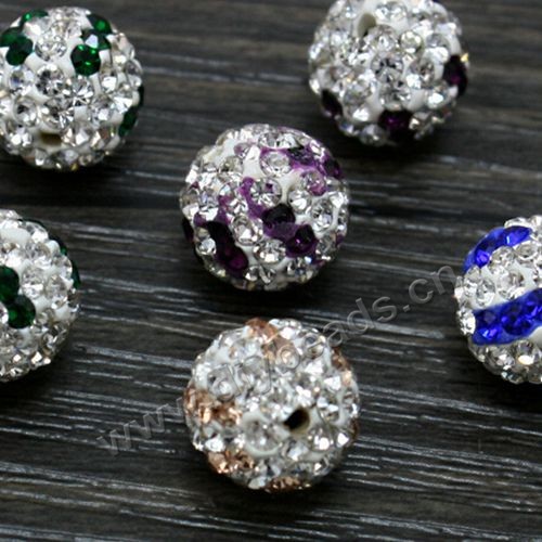 alloy Bead,alloy with cz stone,10mm rondelle,1mm hole,Sold per pkg of 50 pieces.