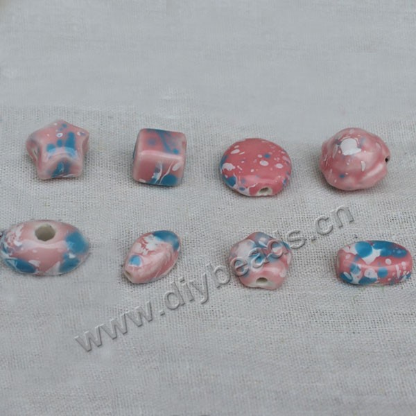 Special shaped porcelain ceramic beads 