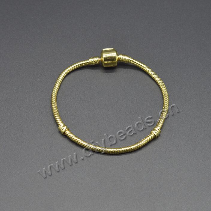 DIY accessories basic bracelet for big hole gold color spacer beads 