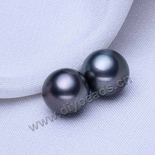 Pearl,tahiti saltwater(natural),peacock black,AAAA grade,10-11mm round,Sold per package of 1pcs