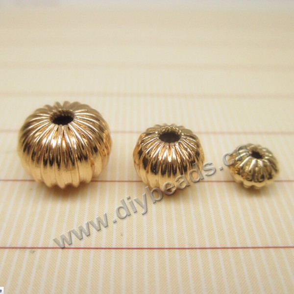 Bead,copper,24k gold filled , carved beads , 6mm ,Sold per pkg of 30 pieces.