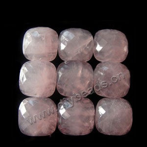 Gem,rose quartz (natural), 25mm faceted round, Mohs hardness 7. Sold per pkg of 200.