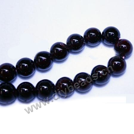 Bead, garnet (natural), 10mm round,Mohs hardness 7 to 7-1/2. Sold per 16-inch strand