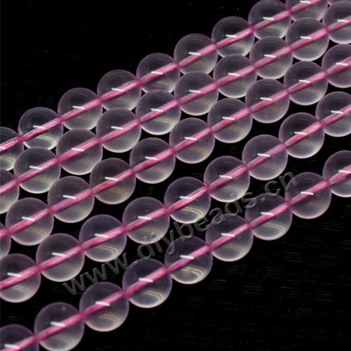 Bead, rose quartz (natural), 14mm round, A grade.Sold per 15-inch strand