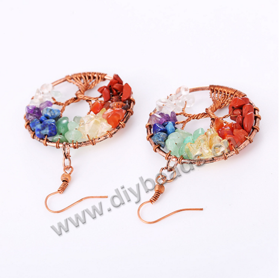 Factory Direct Copper Wire Winding Life Tree Round