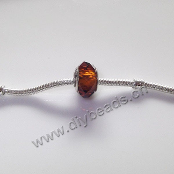 beads,glass, large hole beads coffee, 14x8.5mm. Sold per pkg of 20ps