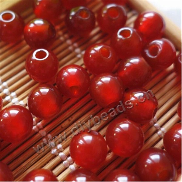 red agate beads