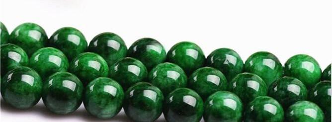 Green Chalcedony Beads detail 2