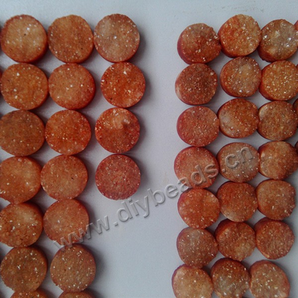 Bead,  druzy quartz stone beads,    16mm  round   Sold by pcs