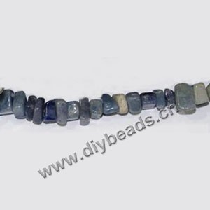 Bead, blue aventurine (natural),8x12mm chip. Sold per 36-inch strand
