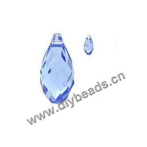 Bead, k9 glass,light blue,13x8mm top-drilled faceted teardrop,diy beads,drop,wholesale cheap,factory price. Sold per pkg of 50ps.