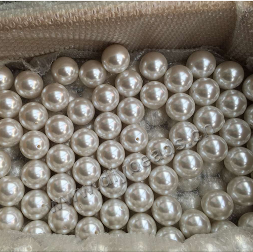 Imitation pearl,acrylic pearl, white color,10mm round, full hole. Sold per pkg of 500pcs