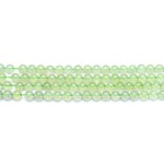 Bead, prehnite (natural), 4mm round,A grade Mohs hardness 6-1/2 to 7. Sold per 15-inch strand 