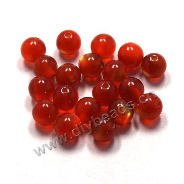 Bead, acrylic, cat's eye  dark red, 10mm round. Sold per pkg of 100ps