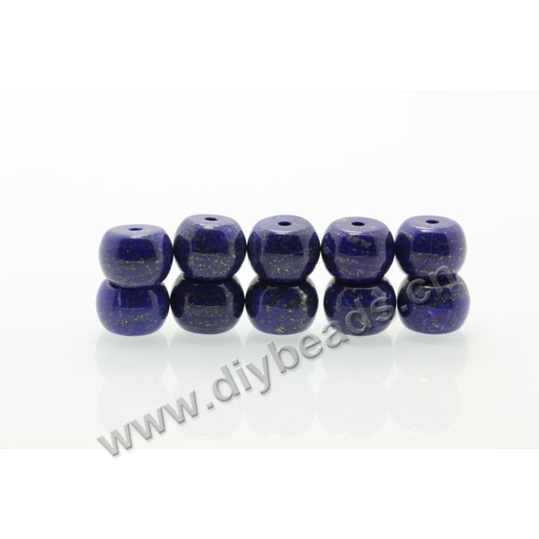 Bead, lapis lazuli(nautral) , 9x7mm rondelle. Sold per pkg of 1 piece.