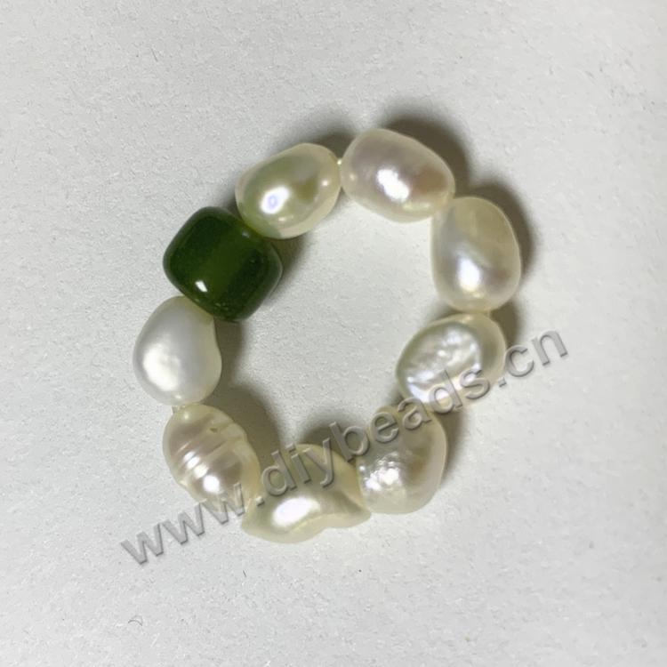 Hetian jade ring