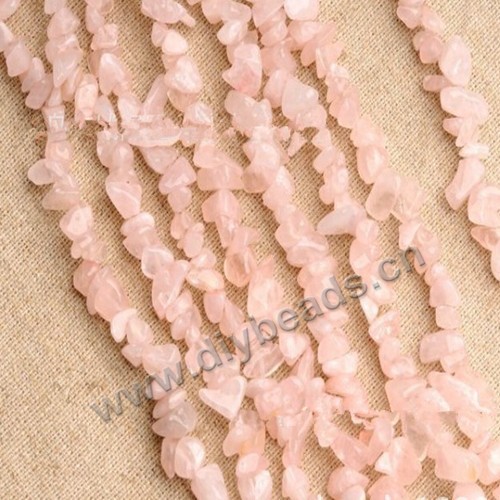 Bead,rose quartz chips stone beads,    180mm per strand    Sold by strands
