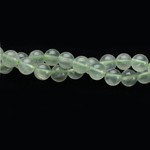 Bead, prehnite (natural), 8mm round,A grade Mohs hardness 6-1/2 to 7. Sold per 15-inch strand 