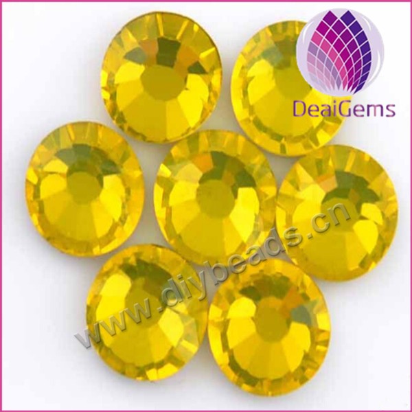 bead,mixed color,rondelle faced glass beads,3mm,per pkg of 1440pcs  yellow  Diy for phone