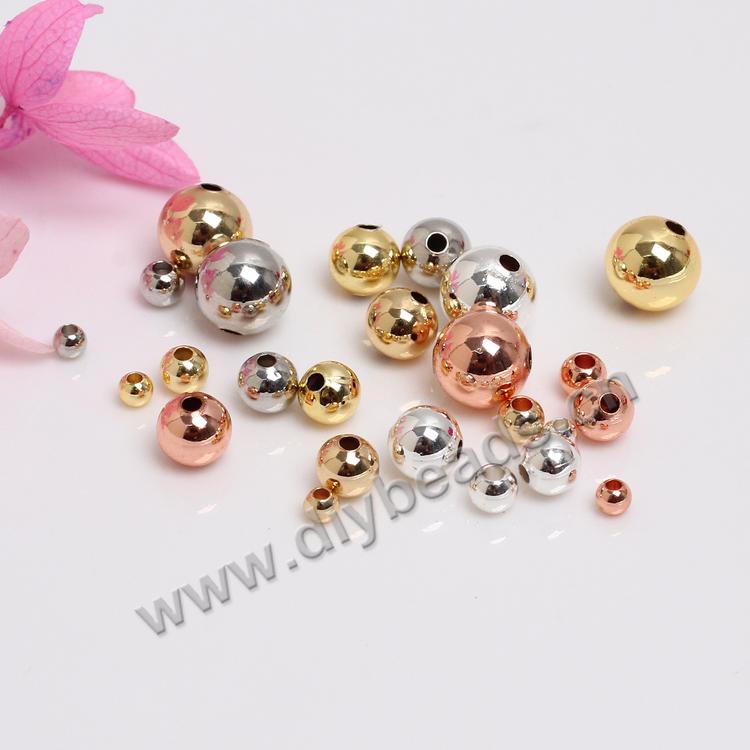 4 colors copper spacer beads