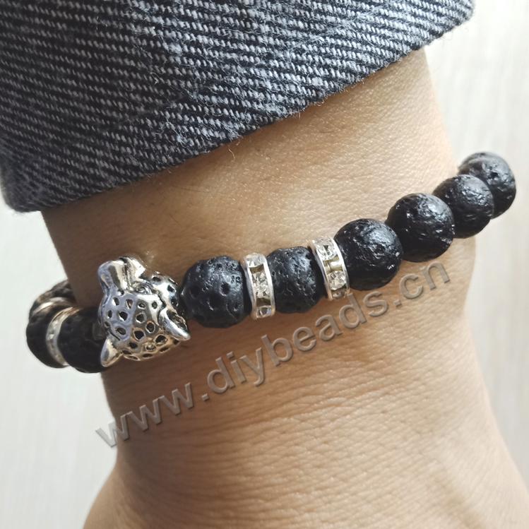 lava beads bracelet