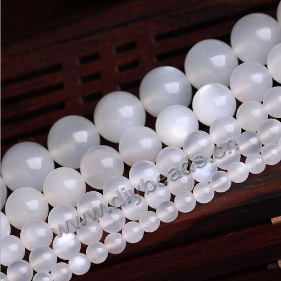 Bead,moonstone bead,5A grade natural cream color moonstone bead, Labradorite beads,DIY round loose bead.