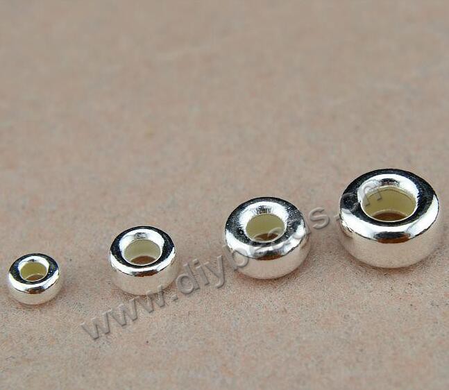 Bead, 925 sterling  thai silver, 5mm, Sold per pkg of 1 bag-100 pieces.