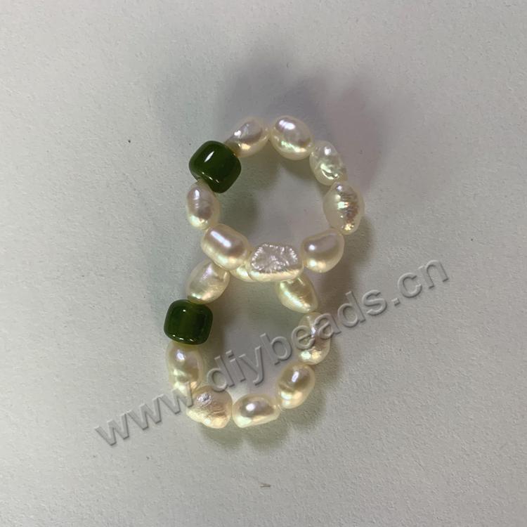Natural shells pearl ring