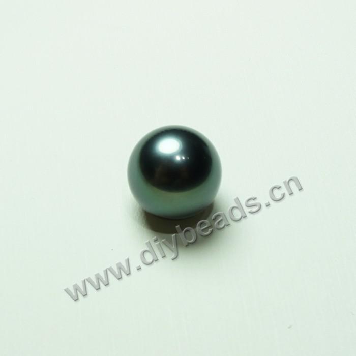 Pearl,tahiti saltwater(natural),peacock black,AAA grade,9-10mm round,Sold per package of 1pcs