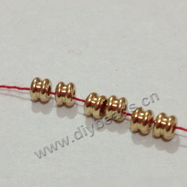 Bead,big-hole beads,brass bead ,Chamfer bead,2mm,sold per pkg of 500ps