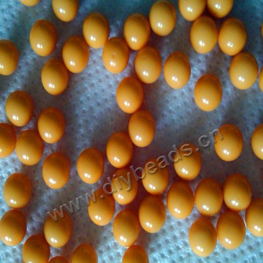 Bead,acrylic,solid brown color,round 10mm. Sold per pkg of 1000ps