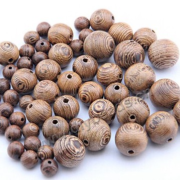 Beads,wood,round,8mm. Sold per pkg of 100ps