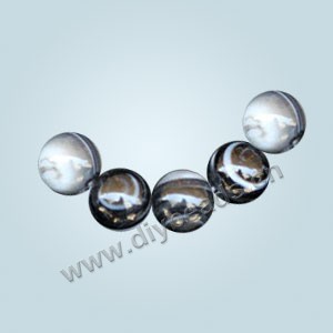 Bead, black agate (dyed),10mm striped round. Sold per 16-inch strand.