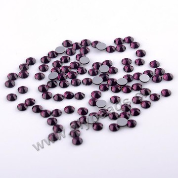Crystal Rhinestone beads, round, ss3-ss40, 1.3mm-8mm, colorful. Sold per pkg of 5 bag.