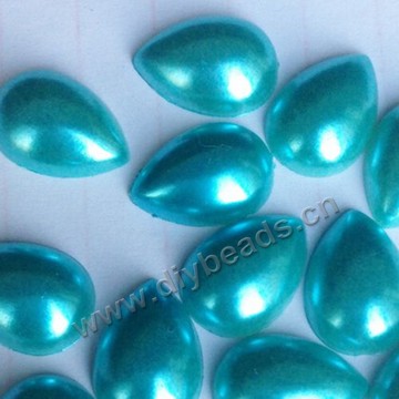 Bead,acrylic pearl,blue,8x12mm water drop .Sold per pkg of 2000pcs