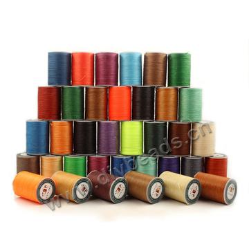 Flat Korean waxed cord Polyester Braid Waxed Thread