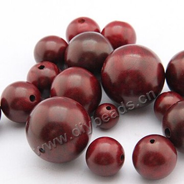 Beads,rosewood,round,12mm. Sold per pkg of 100ps