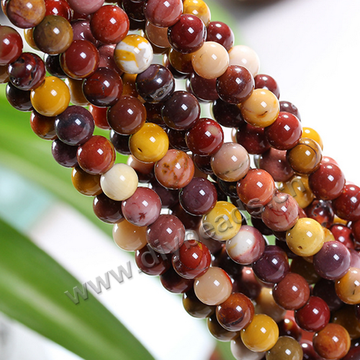 Bead,agate,colorful,8mm round, Sold per two strands.