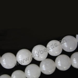 Bead,white jasper (natural), 16mm round. Sold per 15-inch strand